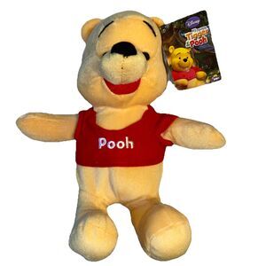 My Friends Tigger & Pooh Disney Winnie The Pooh Yellow Plush Toy 10” New w/ Tags